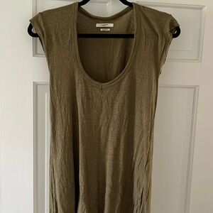 Dark army/olive Isabel Marant Etoile Zankou tee size Small